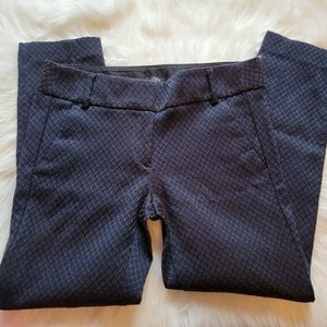 Ann Taylor LOFT Black & Blue Marissa Skinny Pant Size 4